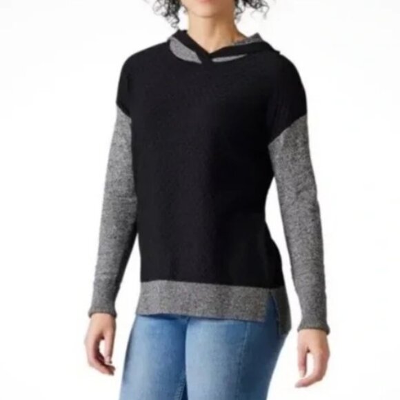 Smartwool Tops - Smartwool shadow pine hoodie sweater women's black/gray size M
